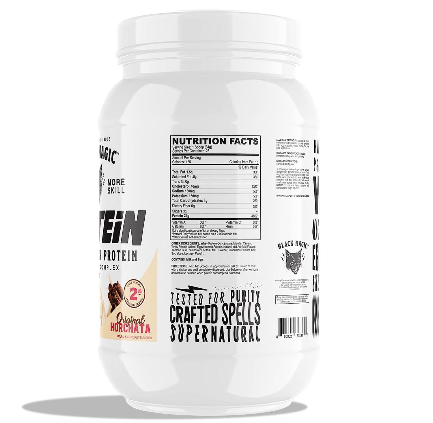Magician Black Magic Protein - 2 LB - Original Horchata