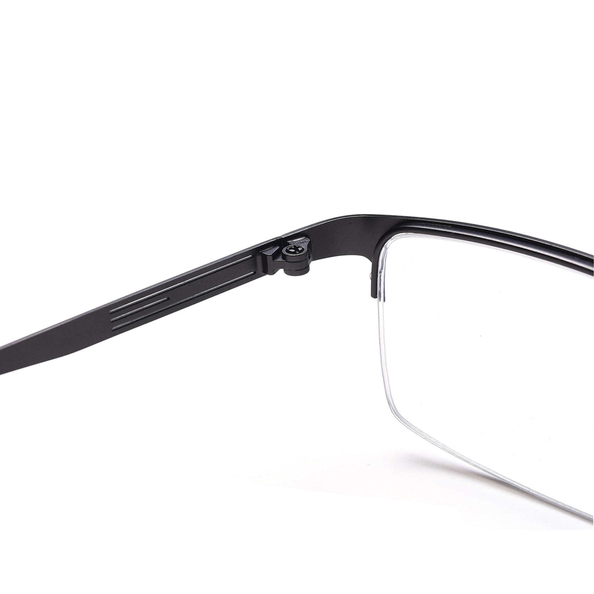 Naikomly Naikomly Nearsighted Glasses -0.50 Half Frame Titanium Alloy Myopia Glasses