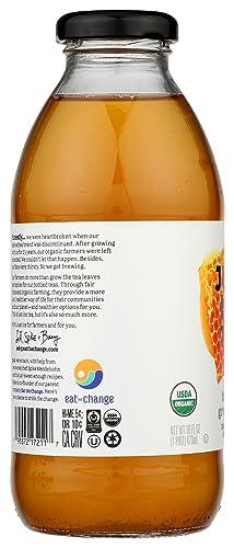 Eat the Change Eat The Change Just Ice Tea Organic Honey Green Tea, Kosher, 16 Fluid Ounces (Pack Of 12)