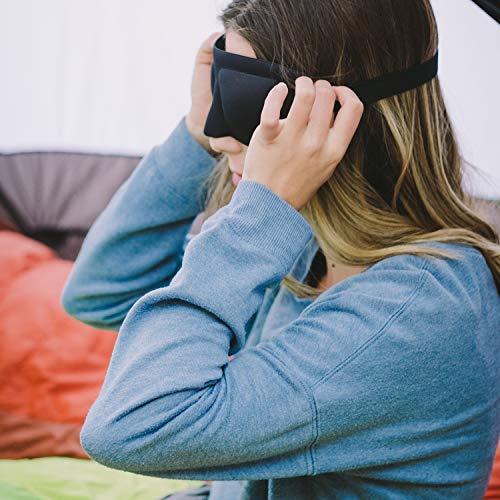 GEAR AID GEAR AID Sleep Mask for Deep REM Sleep for Travel and Outdoors, Black