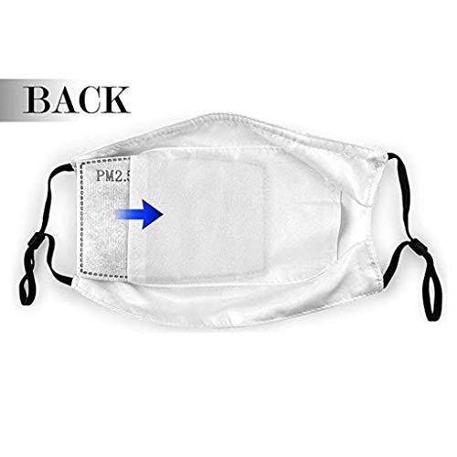 Lofiu Lofiu 5pcs Reusable Sport Outdoor Printed Cover for Dust Protection Washable Elastic Earloop Balaclava (M)