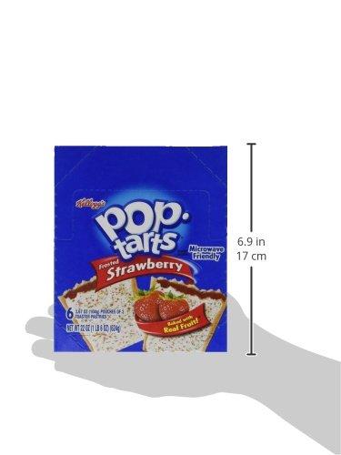 Kellogg's Pop-Tarts Pop-Tarts Toaster Pastries, Frosted Strawberry, 22oz (72 Count)