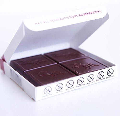 Addictive Wellness Addictive Wellness Sugar-Free Raw BEAUTY Chocolate 3 PACK Vegan Paleo & Keto- Purely Superfoods and Adaptogens