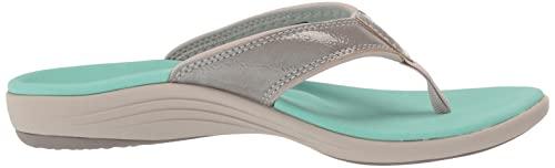 REVITALIGN REVITALIGN Women\'s Yumi Orthotic Sandal Grey 12 Wide