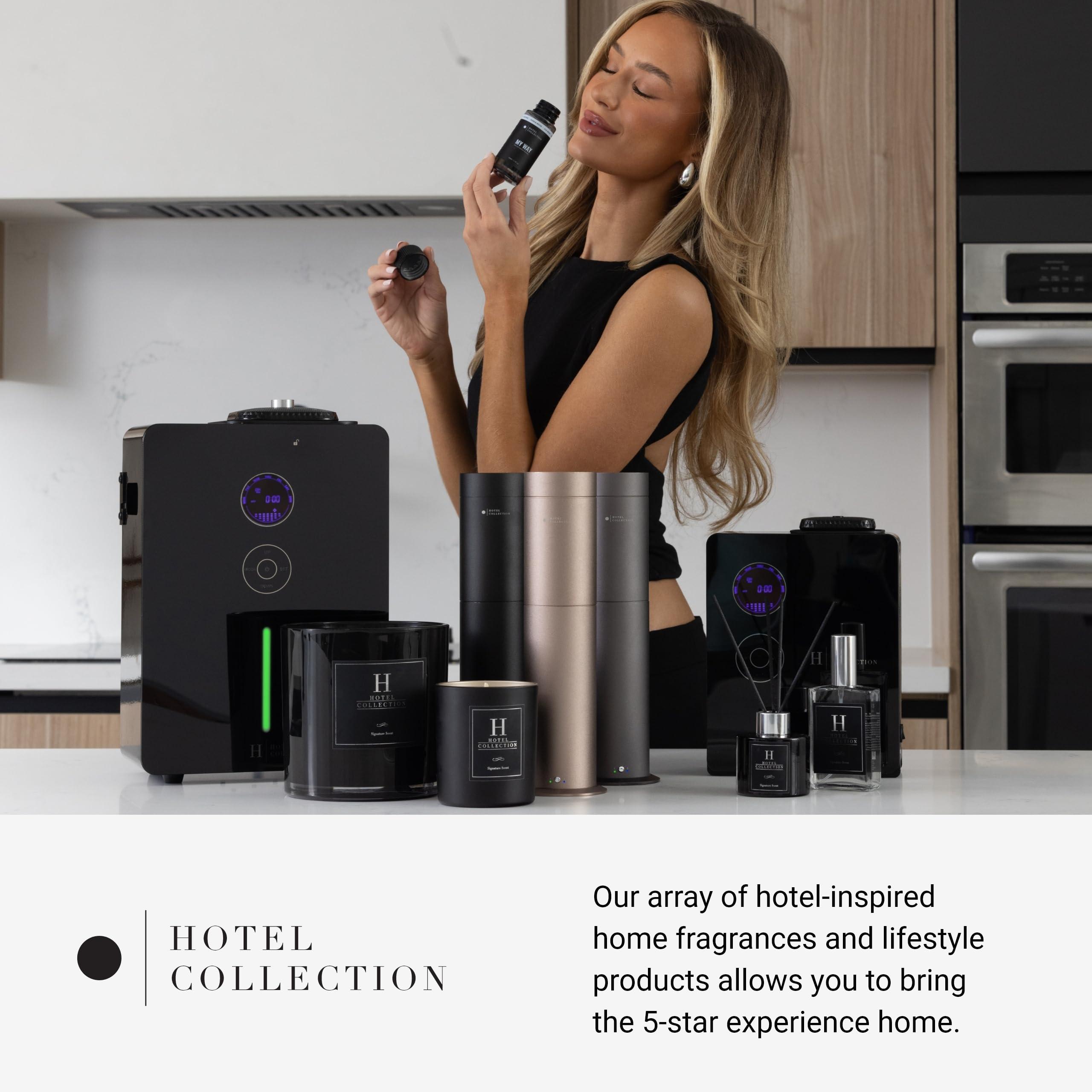 Hotel Collection Hotel Collection-Studio Pro Essential Oil Diffuser-600 sq ft Coverage-Cordless & Portable with Remote-Cold-Air Diffusion Technology-Air Freshener-Champagne-Works Exclusively with Pro Pod Bottles