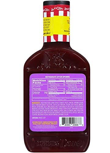 Famous Dave's BBQ Famous Dave's Sweet & Zesty BBQ Sauce, 20 Ounce, Pack of 2