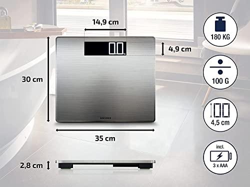 Soehnle Soehnle Style Sense Safe Electronic Bathroom Scale - 300 Scale, Stainless Steel