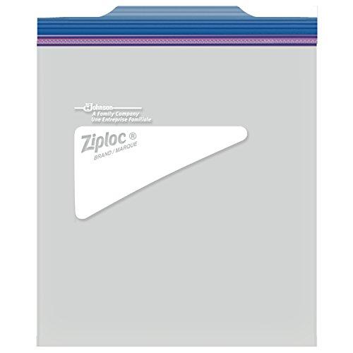 Ziploc Ziploc Quart Food Storage Freezer Bags, Grip 'n Seal Technology for Easier Grip, Open, and Close, 38 Count, Pack of 3 (114 Total Bags)