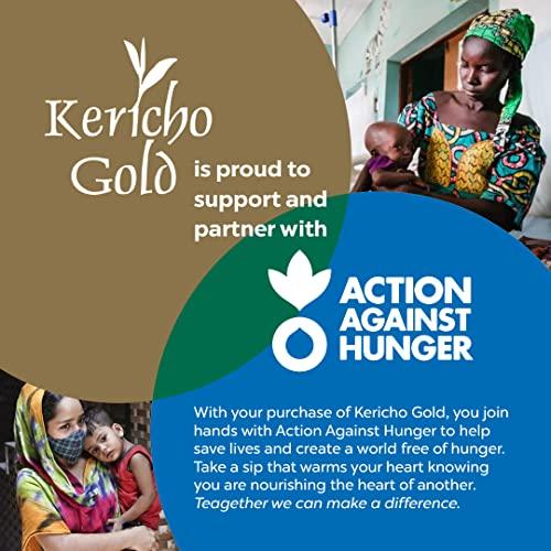 Kericho Gold Kericho Gold Black Tea - Rich in Antioxidants - Orange Pekoe Tea - Kenya Origin - Unique Flavor - 100 Envelopes Tea Bags (Pack of 2)