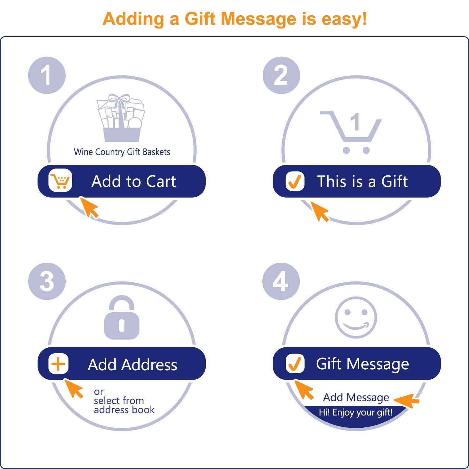 Wine Country Gift Baskets Wine Country Gift Baskets The Bon Appetit Gourmet Gift Basket Gift for Families College Students Appreciation Thank You Congratulations Get Well Soon Care Package