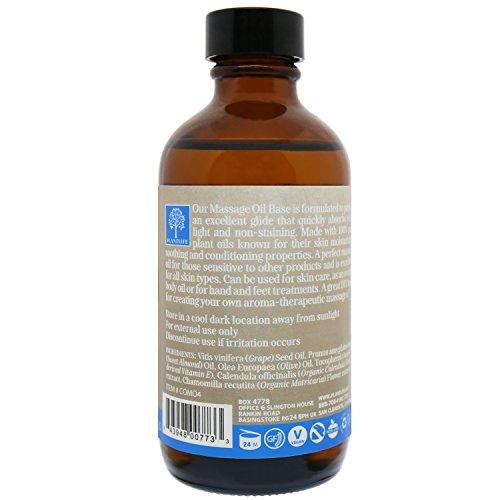 Plantlife Plantlife Massage Oil Base Carrier Oil - Cold Pressed, Non-GMO, and Gluten Free Carrier Oils - for Skin, Hair, and Personal Care - 4 oz
