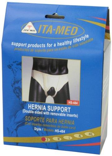 ITA-MED Ita-Med Hernia Support Double Sided with Removable Foam Inserts, Small