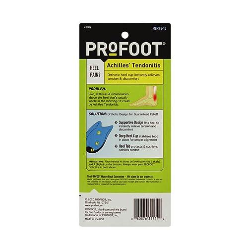 PROFOOT ProFoot Achilles Tendonitis Men's Orthotic Heel Cup, 1 ea