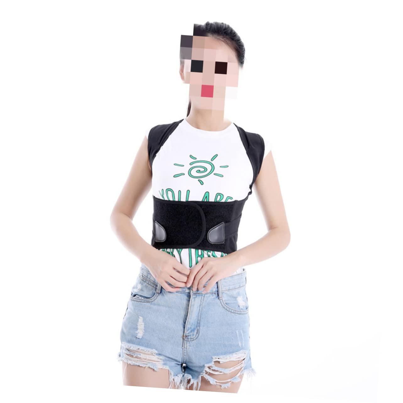 Mobestech Hunchback Brace Braces Brackets Support Belt Vest Posture Humpback Black