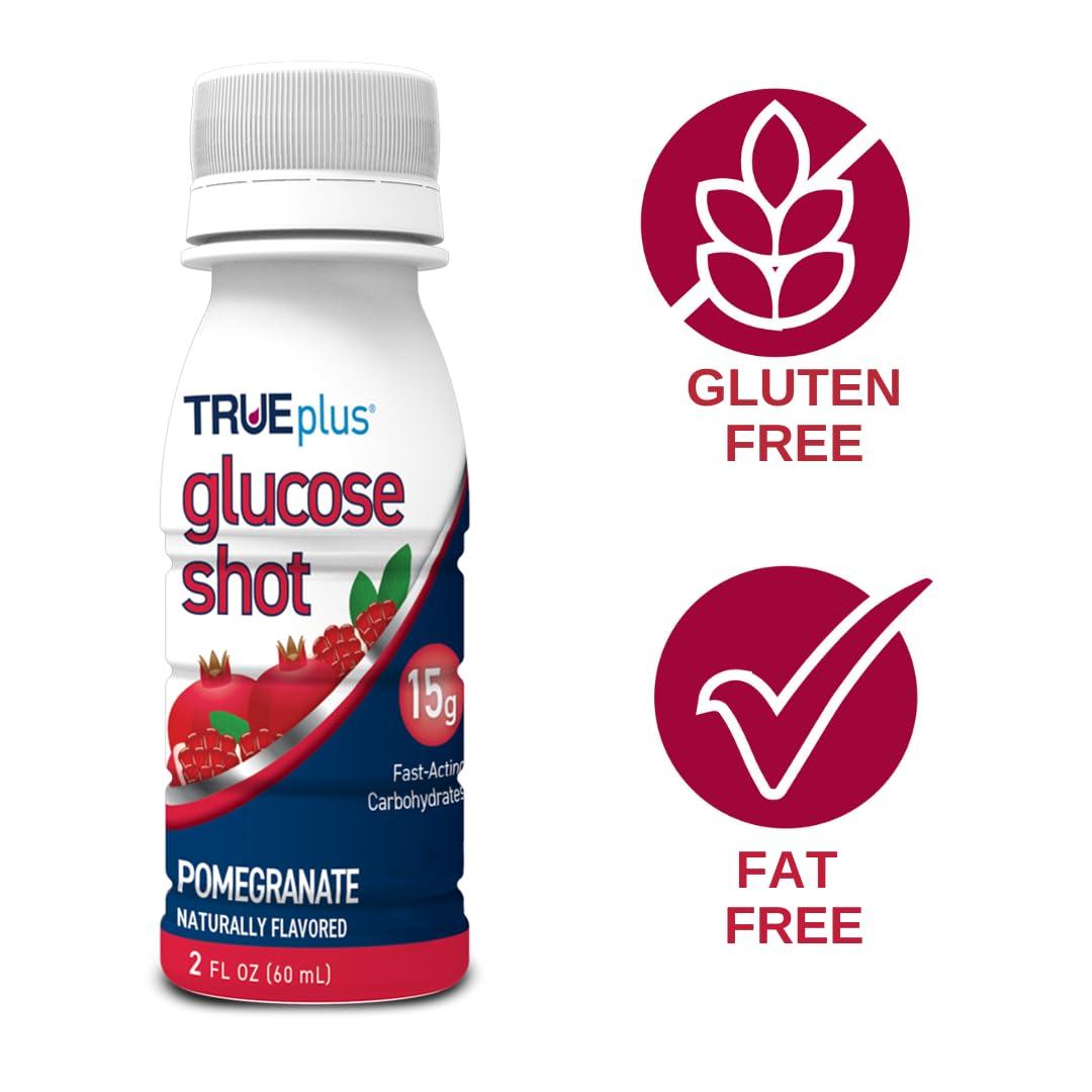 TRUEplus TRUEplus Glucose Shots 12 Bottles - Pomegranate