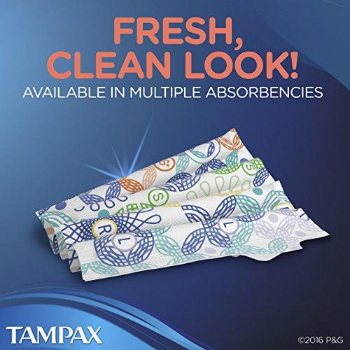Tampax Tampax Pearl Tampons with Plastic Applicator, Regular Absorbency, Scented, 18 Count (Pack of 1)
