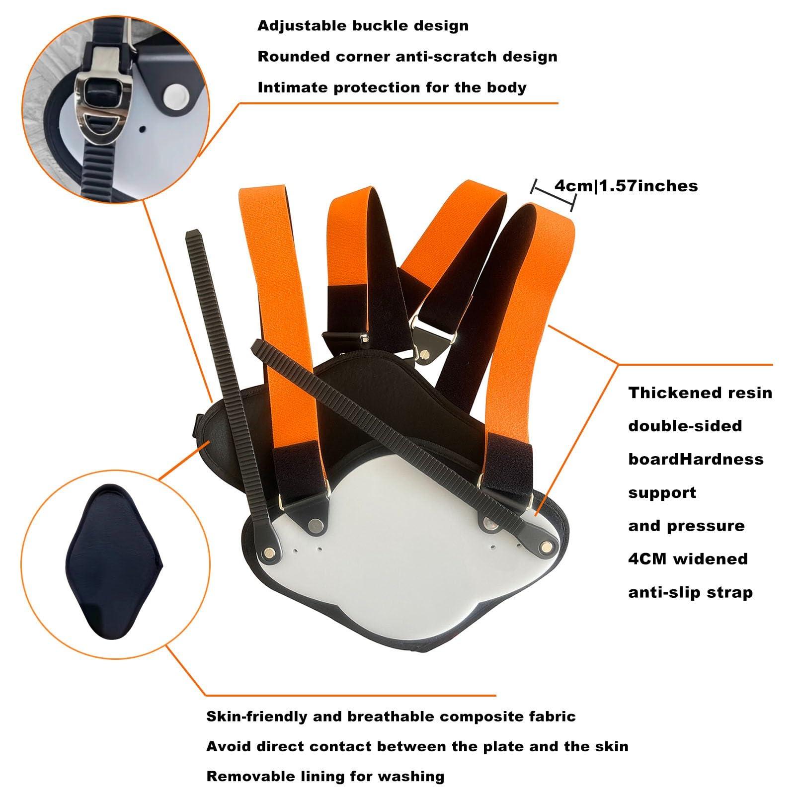 NICHOY NICHOY Pectus Carinatum Orthosis Brace - Deformed Sternum Brace,Pigeon Chest Support for All Ages,Ribs Valgus Orthosis Braces,Adjustable Size,Suitable for All Body Types(Adult)