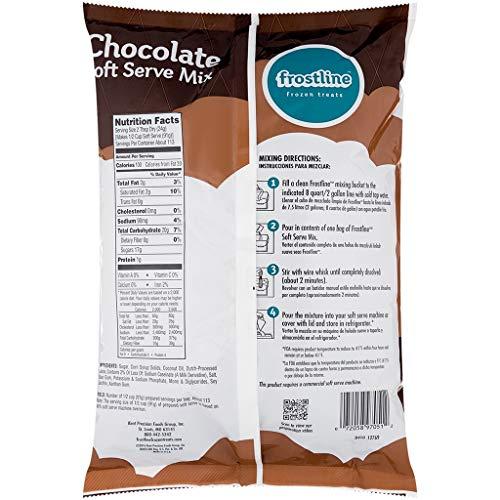 Frostline Frostline Chocolate Soft Serve Mix, 6 pound Bag (Pack of 6)