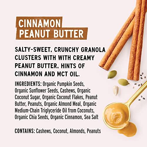 purely elizabeth. Purely Elizabeth, Cinnamon Peanut Butter, Keto Granola with MCT Oil, Grain-Free (3 Ct, 8oz Bags)