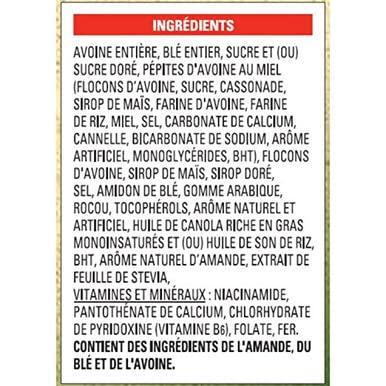 Oatmeal Crisp General Mills Oatmeal Crisp Maple Nut Flavour Cereal, 460g/16oz (12pk), (Imported from Canada)