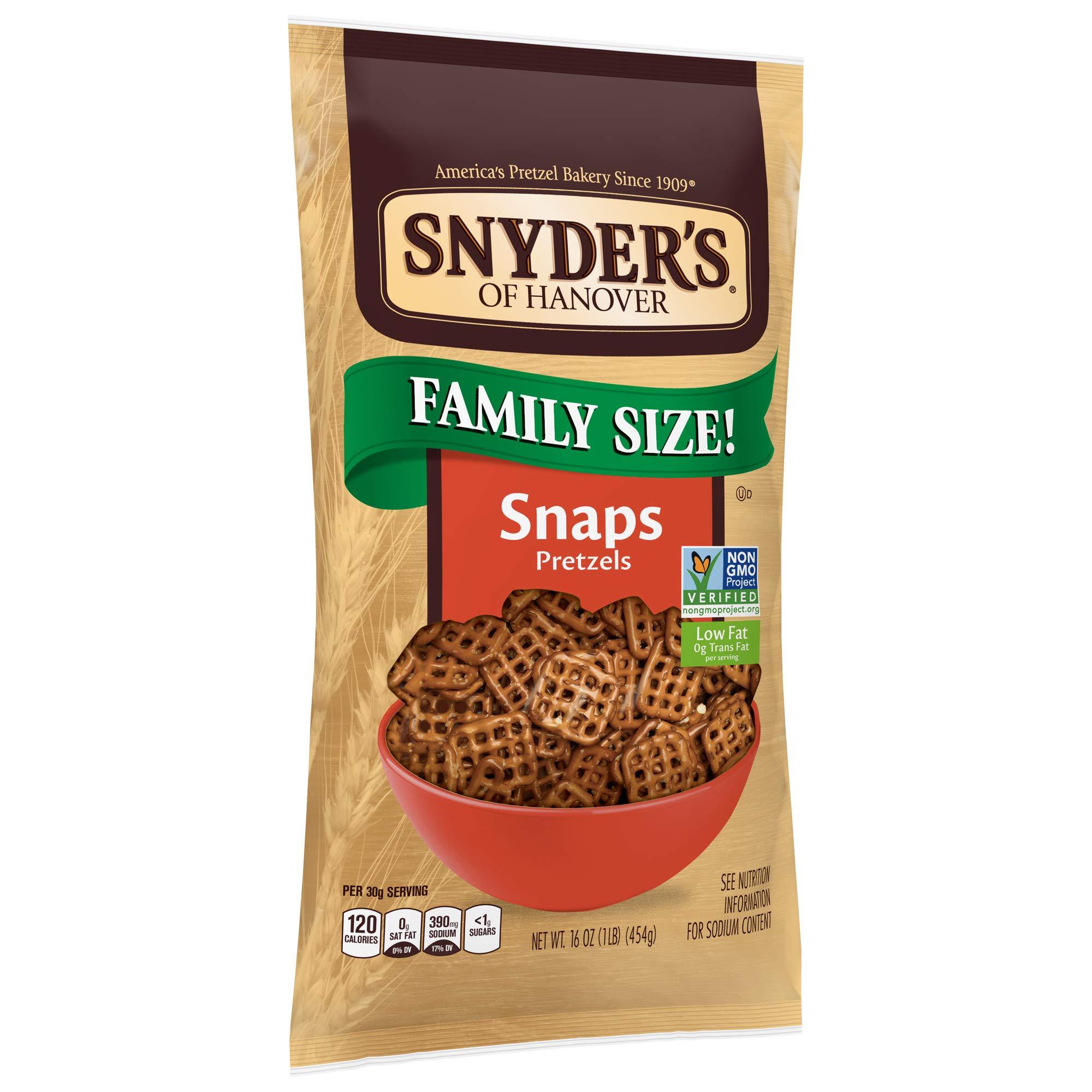 Snyder's of Hanover Snyder's Pretzel Snaps 16oz (Pack of 2)