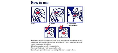 Pyramex Safety Pyramex Metal Detectable Disposable Corded Earplugs 100 Pair Per Box