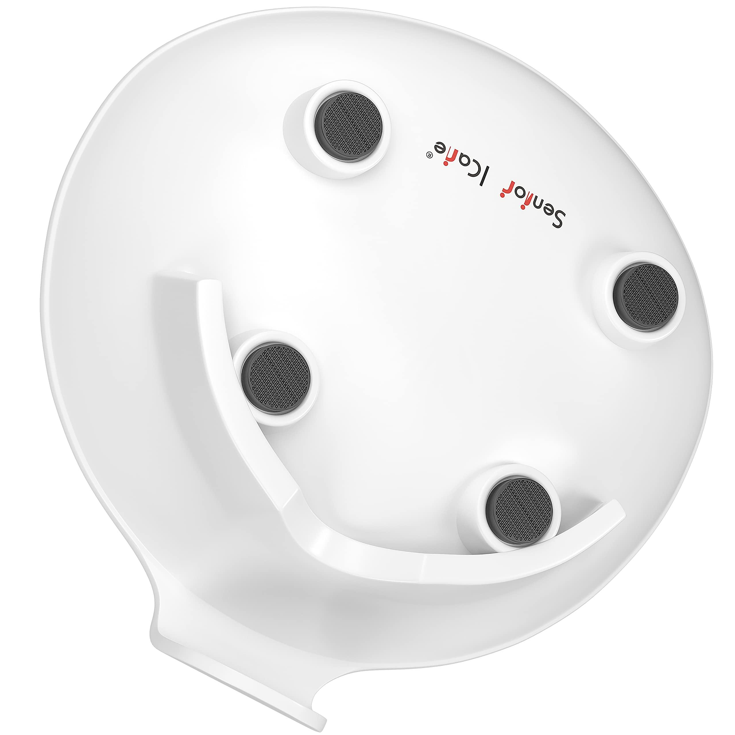 SENIOR ICARE Small Scoop Plates for Elderly - Assistive Dining Aid, One-Handed Adaptive Equipment, Non-Skid Bowls with Handles, Disabled Products for Adults, 6 inches by Senior ICare
