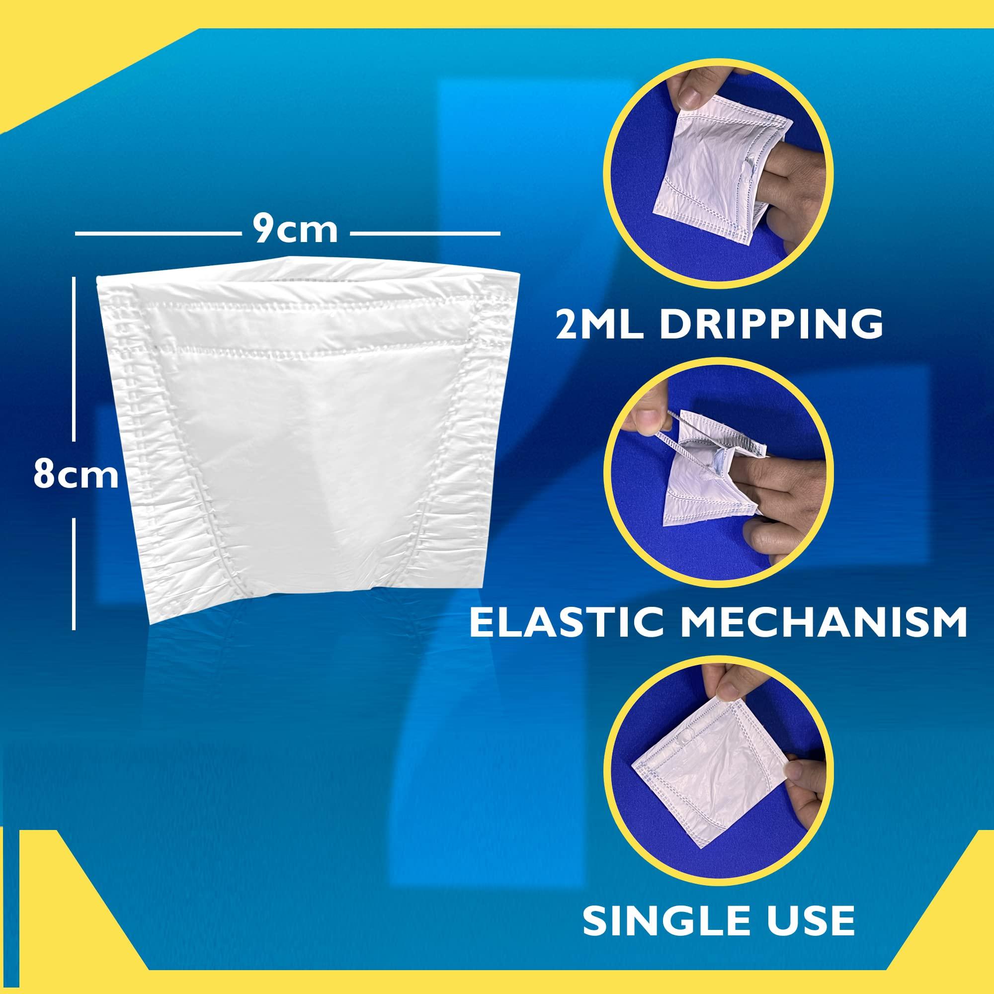Prostacomfort PROSTACOMFORT+ Hygienic Men Pad 24 Pcs Incontinence Guards Super Absorbent Urinary Drip Sleeves Prevents Leaks, Bad Odors & Stains Oeko TEX Certified Bladder Control Pads