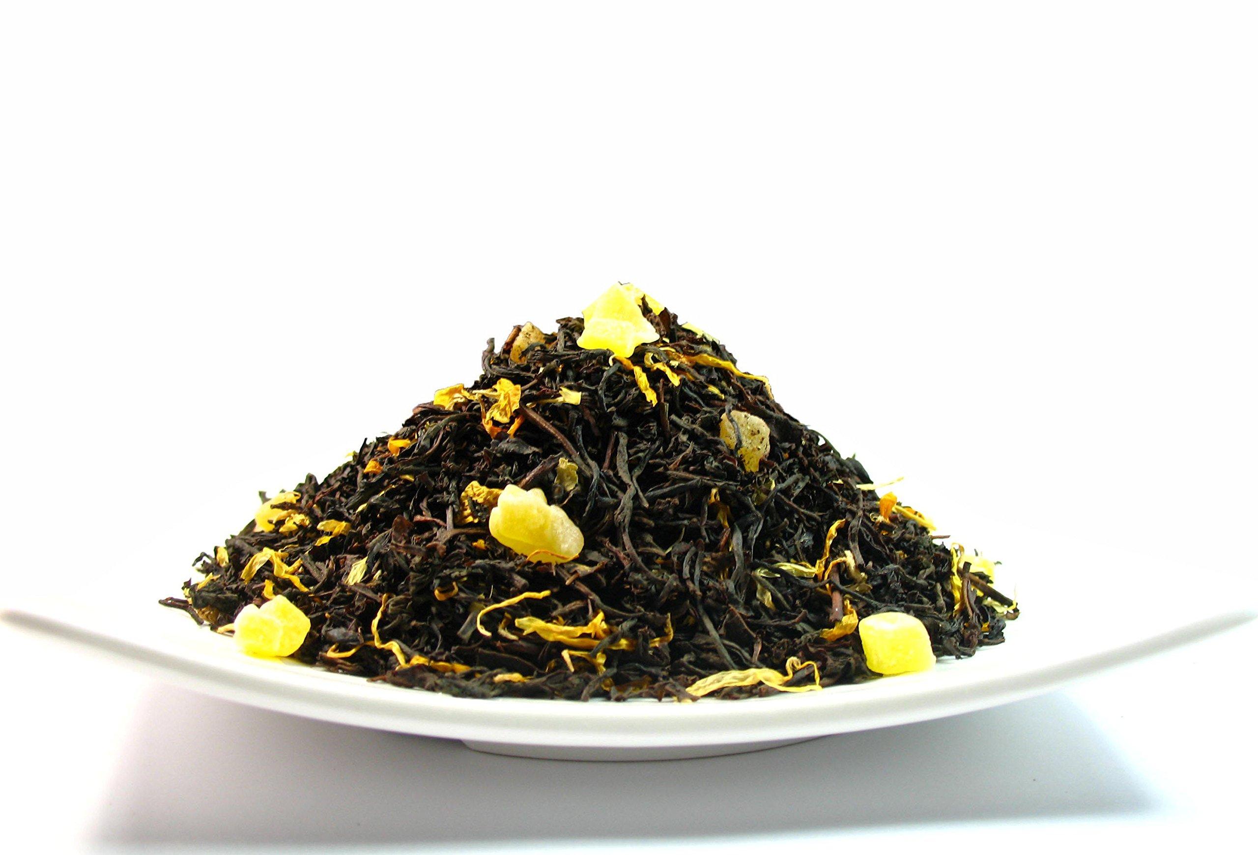 Greenhilltea Mango Iced Tea,Ceylon Black Tea with natural flavours used as welcoming beverage – 8 Oz Bag