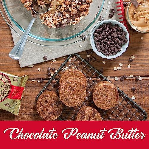 Grab The Gold Snack Bars by Grab The Gold - Organic, Gluten Free, Vegan, Kosher, & Dairy Free - 11g of Protein - Chocolate Peanut Butter (14 Count)