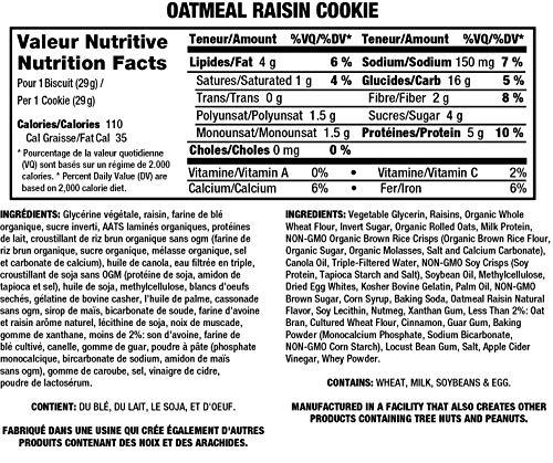 SMART FOR LIFE SMART FOR LIFE Oatmeal Raisin Protein Cookies - High Protein Cookie Diet - 12 Count - Meal Replacement - On-the-Go Snack - Low Sugar Low Calories Super High Fiber Cookies - Protein Snack