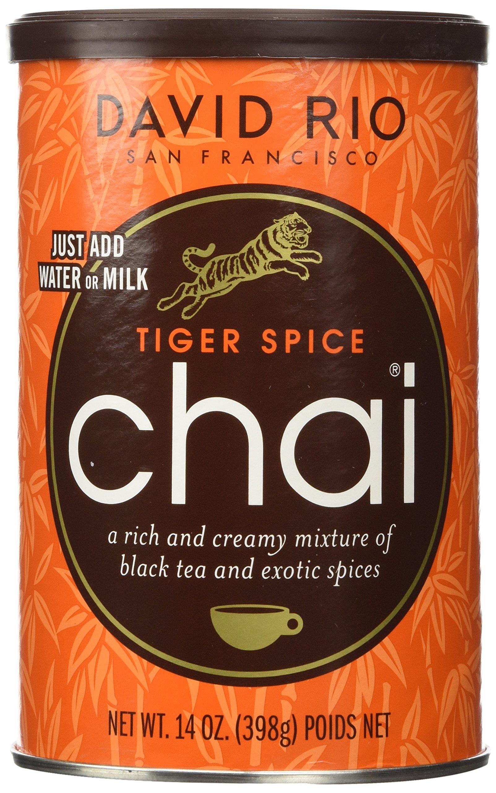 David Rio David Rio Tiger Spice Chai, 14oz. - 2 canisters