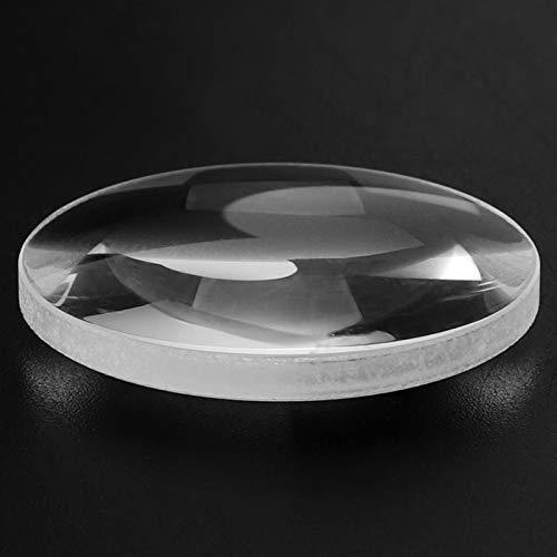 KUIDAMOS K9 Optical Glass 100Mm Focal Length Double Convex Lens Magnifying Lens,Magnifying Glass Lens Length Double Convex Magnifying Lens Double Coated with,Replacement for The Old Or Broken One