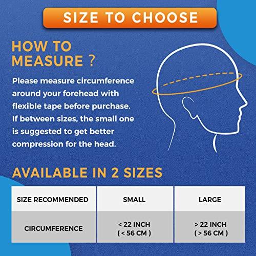 sticro sticro Extra Large Moist Heat Sinus Relief Mask, Reusable Warm Compress Heated Eye Mask Face Heating pad Eye Pillow for Sinus Pressure Relief, Dry Eyes, Migraine, Tension, Stress, Headache(Large)