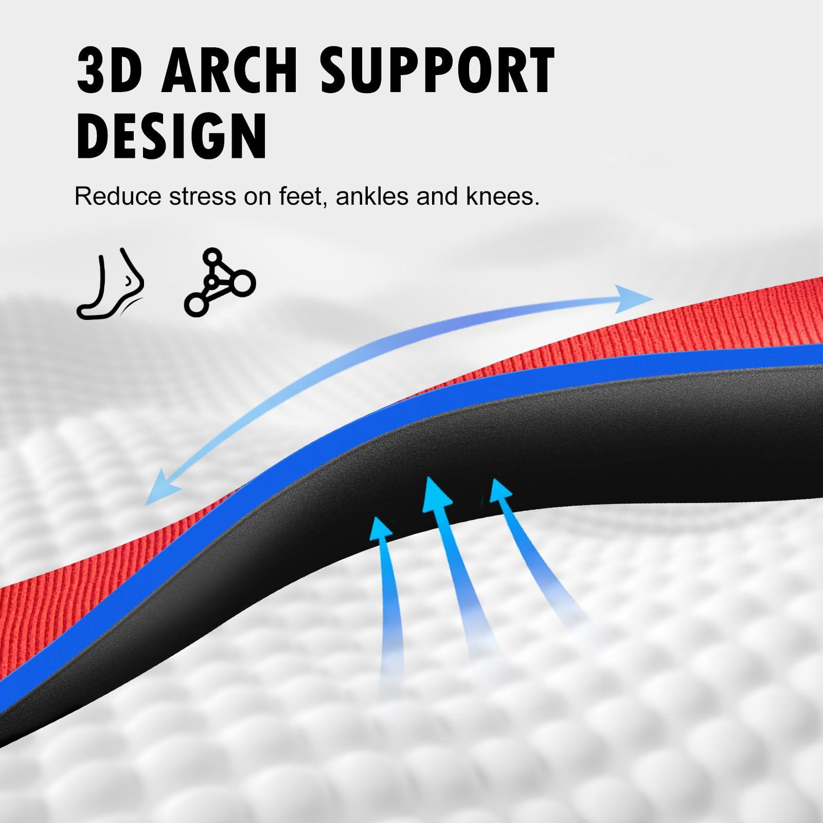 NAZAROO Shoe Insoles Arch Support Inserts Orthotic Insoles for Plantar Fasciitis, Flat Feet, High Arch, Pronation, Heel Spurs & Foot Pain