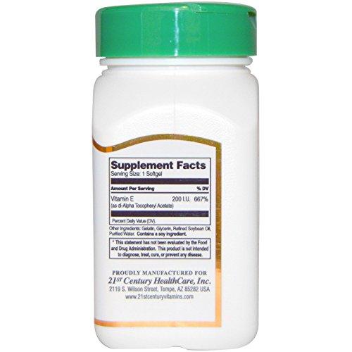 21st Century E 200iu DL-ALPHA 110 SOFTGELS