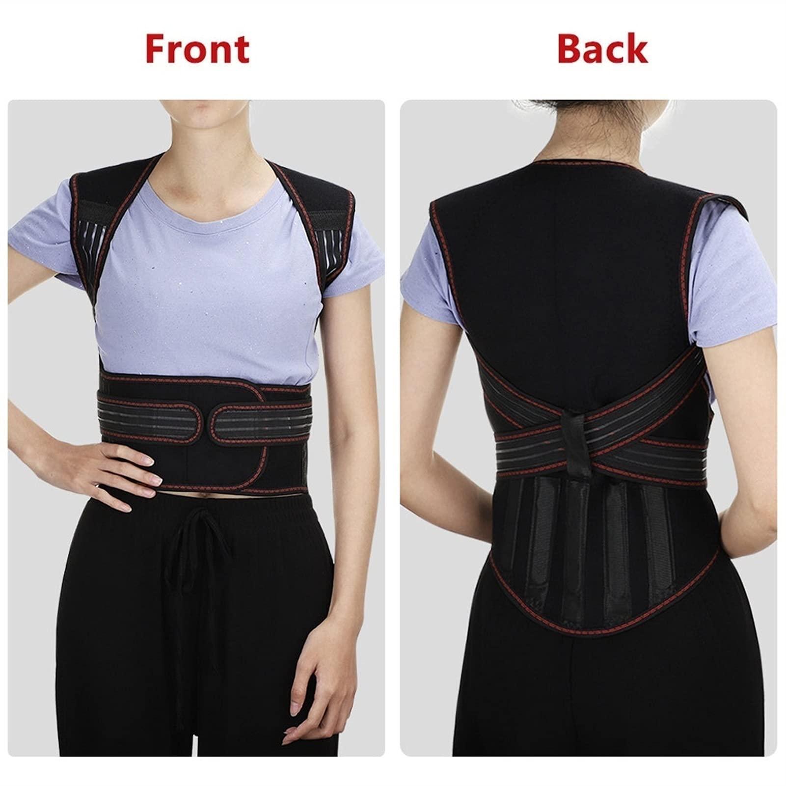 ANRIO ANRIO Self-Heating Back Brace for Middle-Aged and Elderly Men Women Keeping Warm Posture Corrector Magnetic Therapy Health Care Post Surgery Full Back Waist Shoulder Lumbar Support Belts