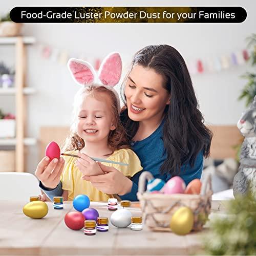 Jelife Jelife Edible Gold Luster Dust - 5 Grams Food Grade Cake Dust Shimmer Powdered, Flavorless Edible Metallic Powder Food Coloring for Cake Decorating, Chocolates, Fondant, Drinks, Painting & More, Vegan