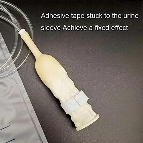 YEYSXSY Latex Condom Catheter External Self Sealing Set 10pcs Male Condom 1pcs 1000ml Urine Bag 1pcs 2000ml Drainage Bag(35mm/1.38inch)