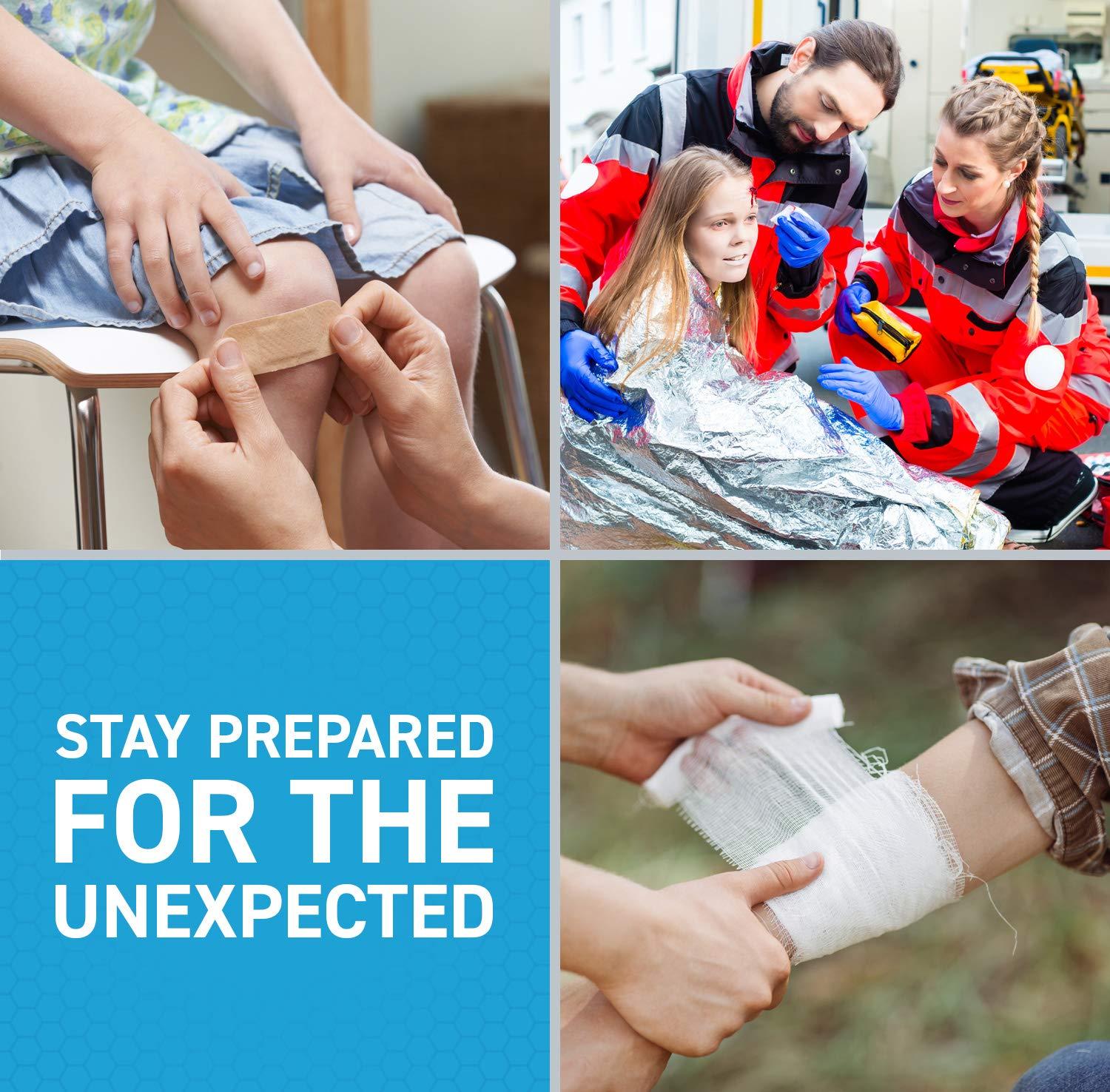 MedSoft First Aid Kit Refill - 200 Piece - Extra Replacement Supplies, Loose Packed Restock Supply Pack