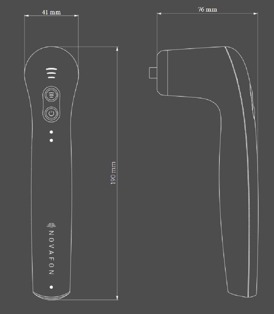 Novafon Novafon Power Deep Tissue Full Body Handheld Multi Speed Massager