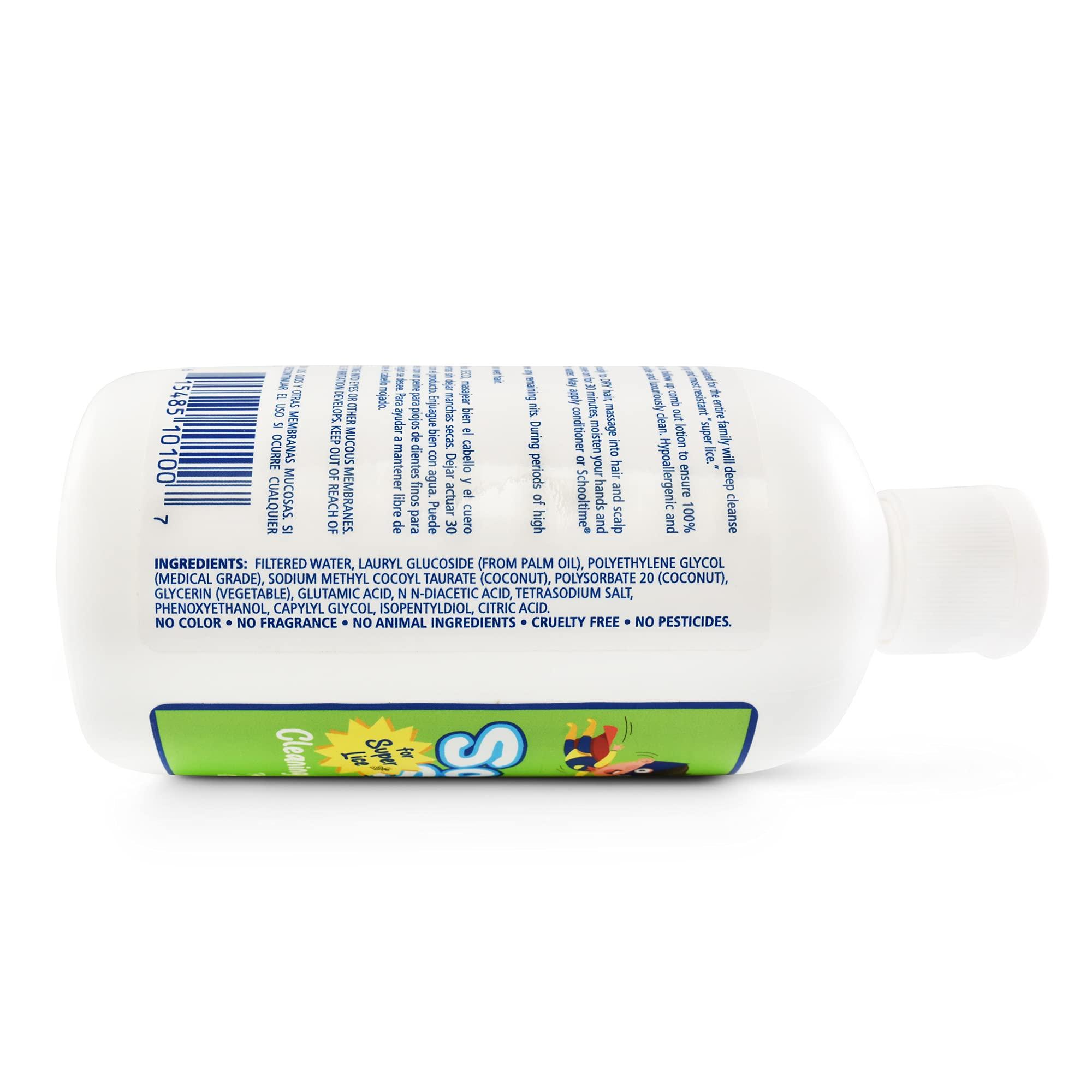 Schooltime Schooltime Shampoo for Lice & Nit Removal- Highly Effective After One 15 Minute Application