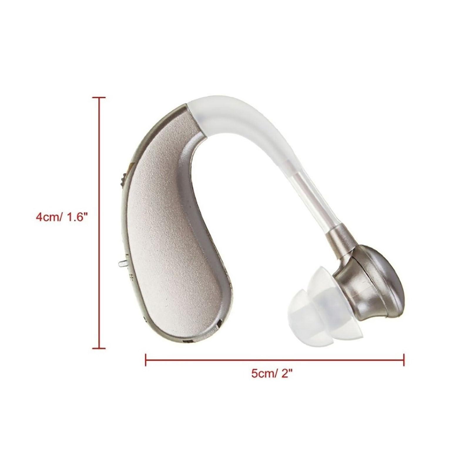 Generic Heasouls Hearing Aid, Heasouls Rechargeable Hearing Aids for Seniors, Nebroo Hearing Aids for Seniors, Hearing Amplifiers for Seniors Wireless, Ear Aids for Hearing Elders (2pcs Black)
