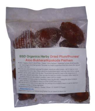 BSD ORGANICS BSD Organics Herby Dried Plum/Prunes/Aloo Bukhara/Alpakoda Pazham - 250 Gram / 8.8 Ounce