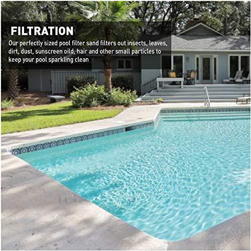 Palmetto Palmetto Pool Filter Sand Works with Residential & Commercial Equipment – Highly Efficient, 50 Pound