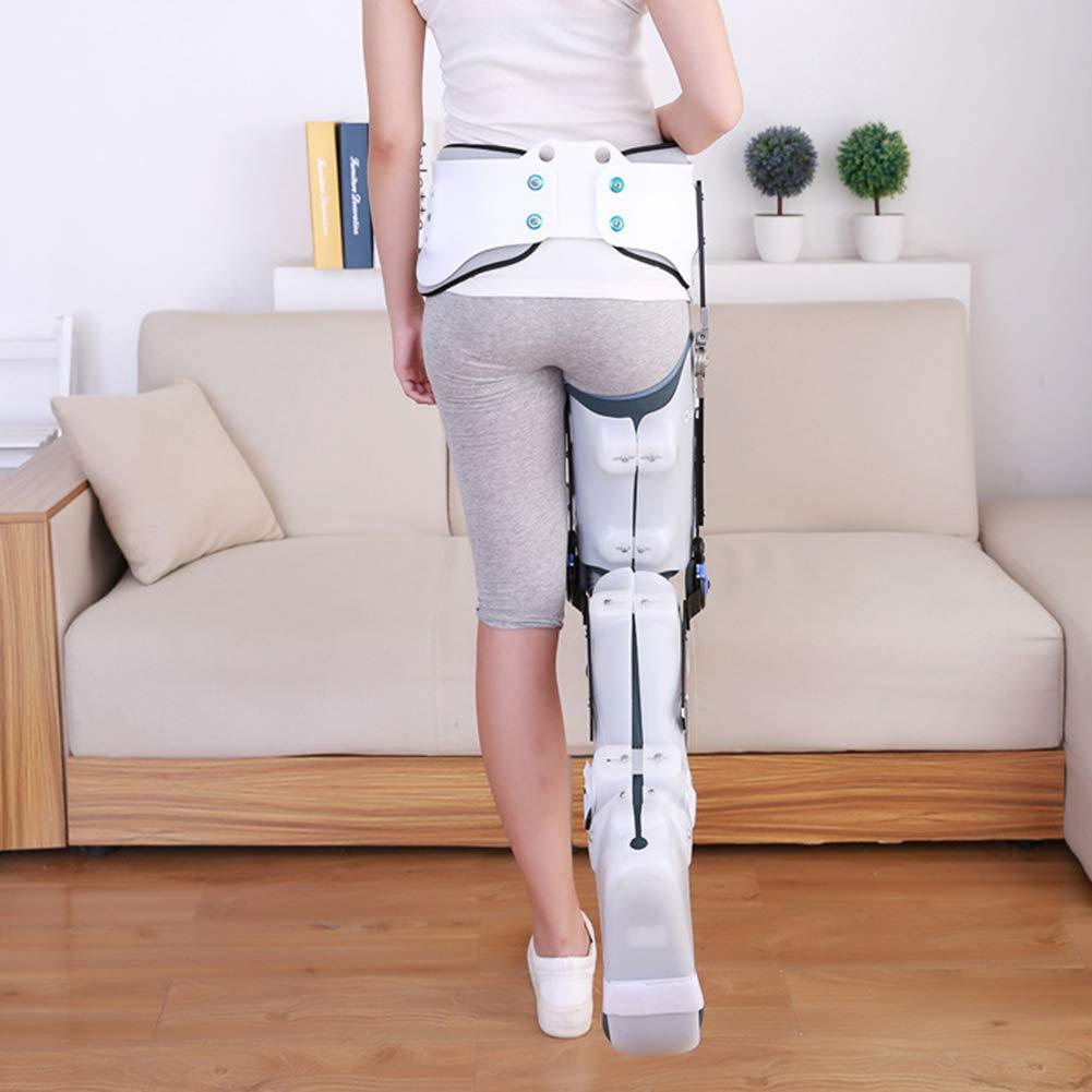 XJZHANG XJZHANG Hinged ROM Post-op Lower Limb Orthosis Adult Hip Knee Ankle and Foot Fixed Brace Femoral Head Replacement Bone Fracture Rehabilitation Fixture