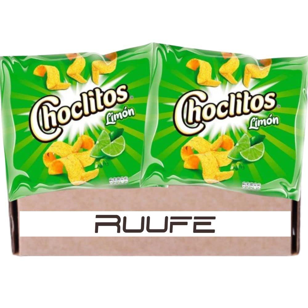 No applicable Choclitos de Limon (24 pack) Corn chips Salty Lemon snack for Snack lovers Colombian snack mecato colombiano Colombian food Colombian Candy