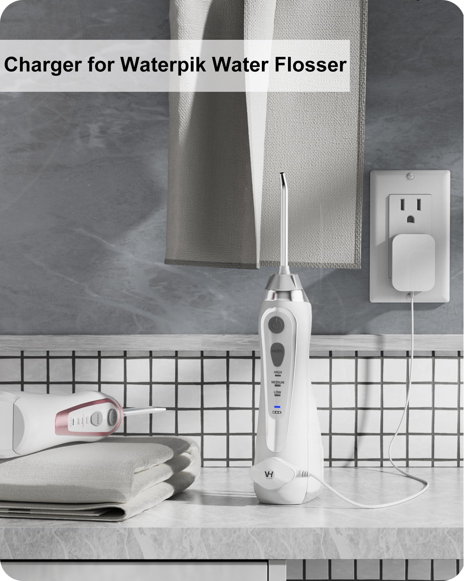 VHBW Magnetic Charger Replacement for Waterpik Water Flosser, Charging Cord Compatible with Waterpik WP-560 WP-562 WP-563 WP-567 WP-569 Power Cord