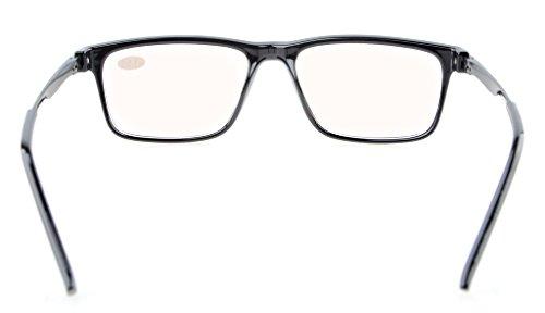 Eyekepper Eyekepper Computer Readers Quality TR90 Frame Spring Hinges Computer Reading Glasses Black +1.75