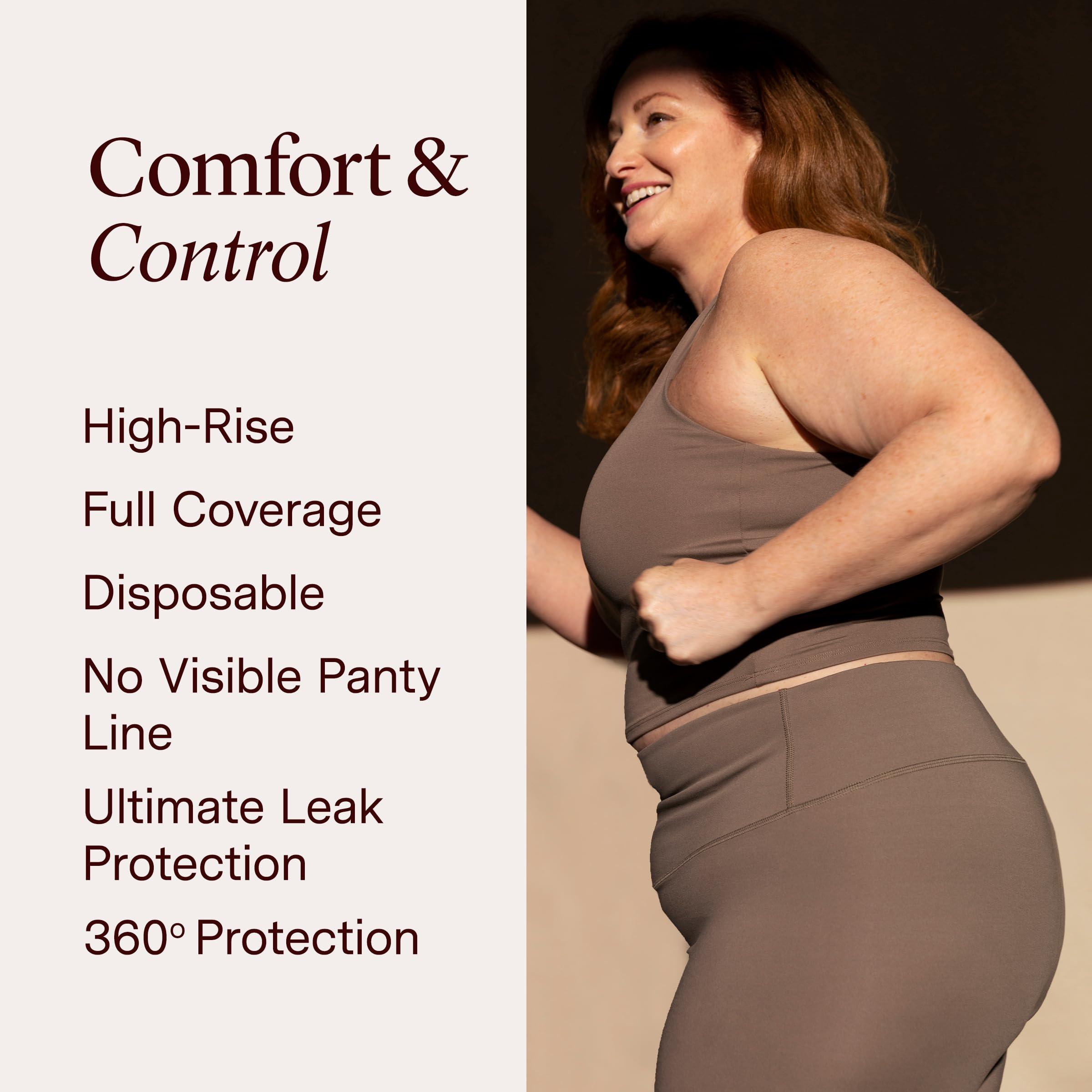 Hazel Hazel High-Waist Pull-Ups Disposable Womens Underwear, Black, Large, 10 Counts, Pack of 1